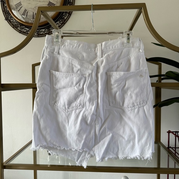 Rag & bone white denim skirt - Picture 5 of 7